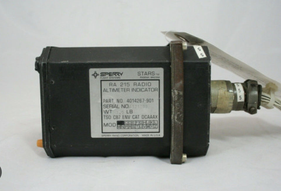 LCDデジタルラジオ高み計 ARINC 600 ラックマウント RTCA DO-160G/DO-178C ボーイング / エアバス 28VDC